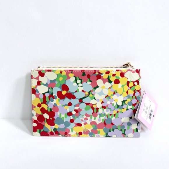 kate spade Floral Dot Pencil Case with 2 Pencils, Ruler, Eraser & Sharpener - Picture 2 of 4